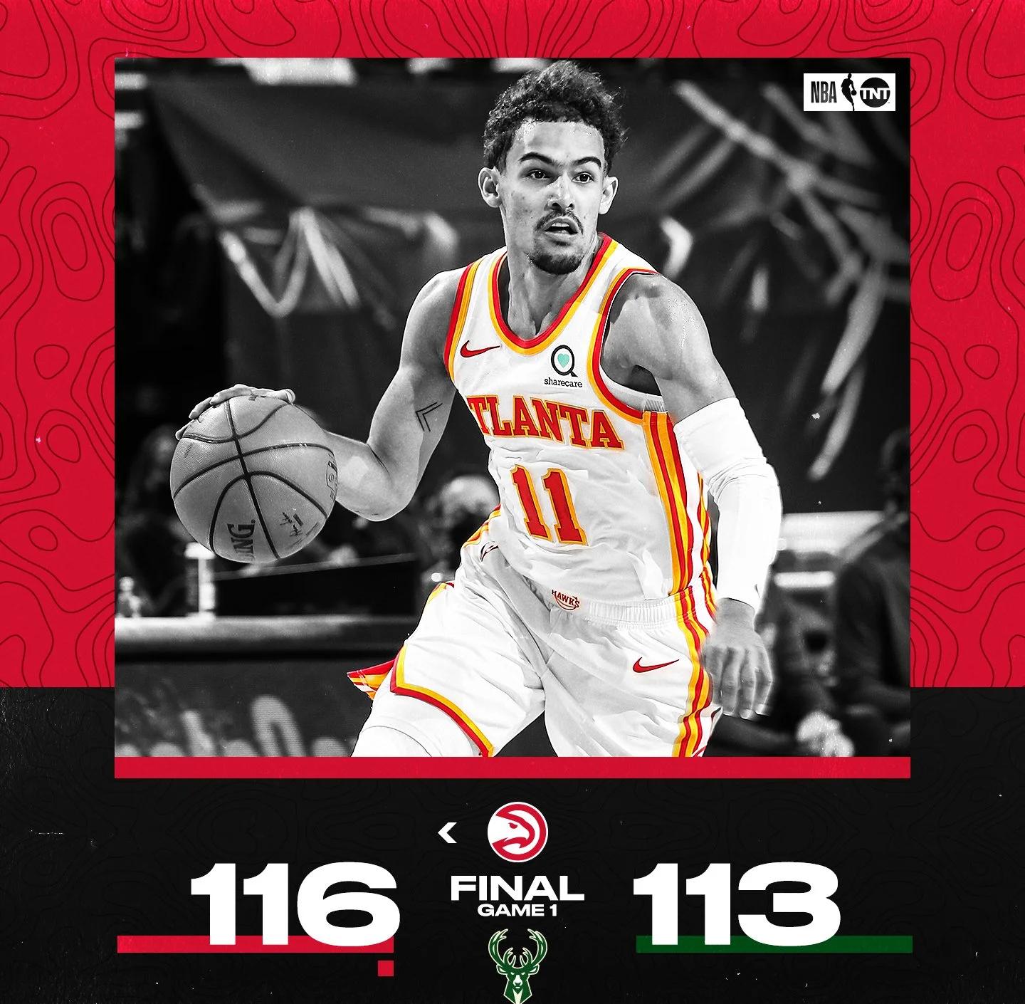 老鹰大胜黄蜂，特雷杨火热手感独得分